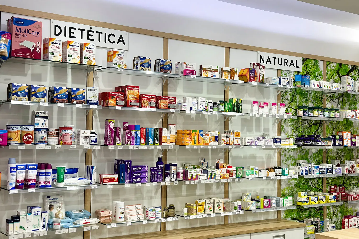 Farmazul - Gestión por categorías